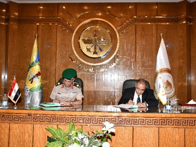 عقد اتفاقية التعاون مع أكاديمية ناصر العسكرية 